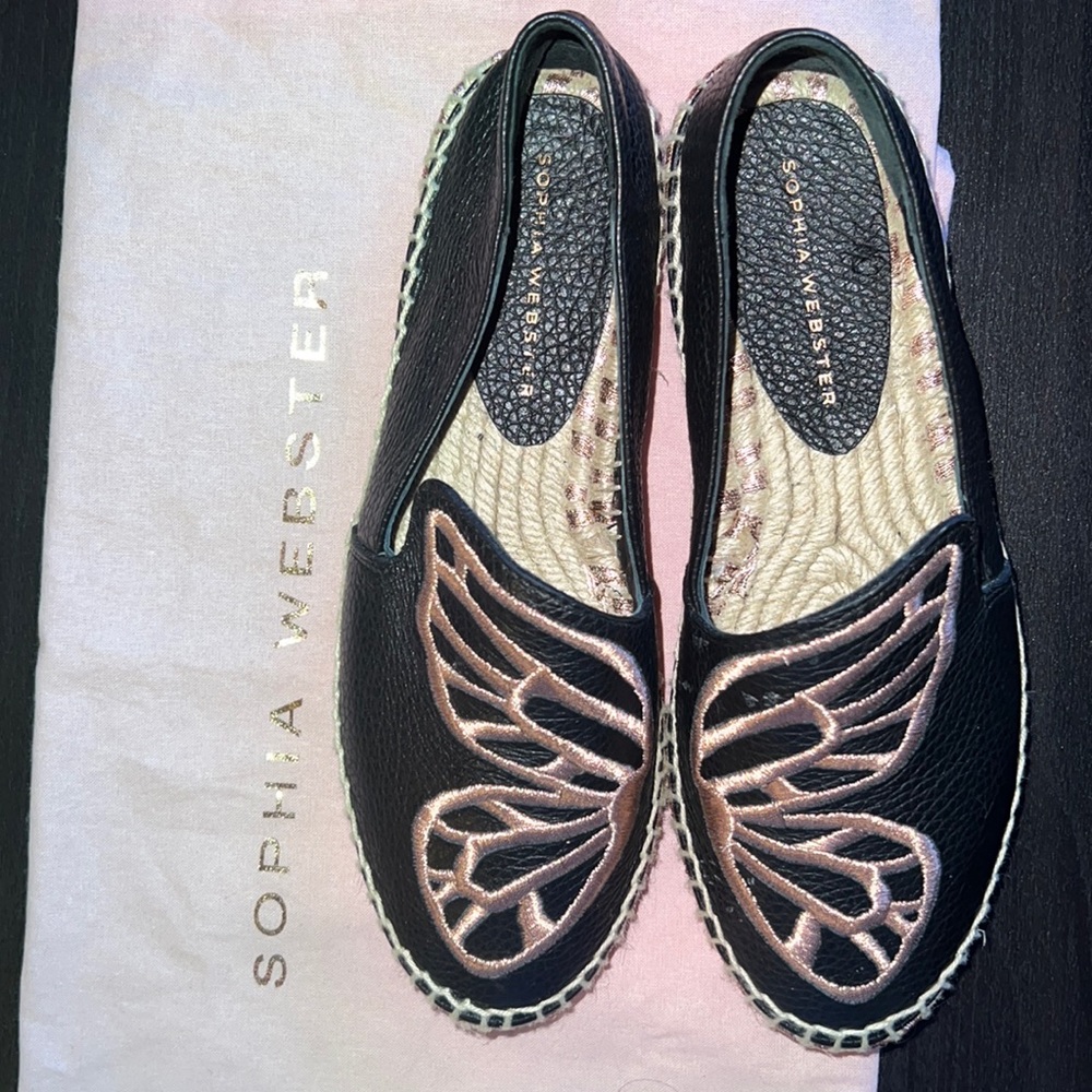 Sophia webster, butterfly espadrille, size 36.5